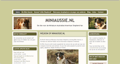 Desktop Screenshot of miniaussie.nl