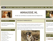 Tablet Screenshot of miniaussie.nl